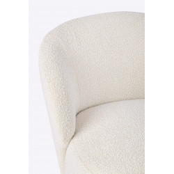 FAUTEUIL ROND EN TISSU BOUCLETTE BABILA