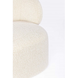 FAUTEUIL ROND EN TISSU BOUCLETTE BABILA