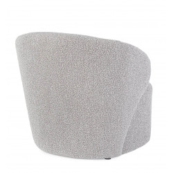 FAUTEUIL ROND EN TISSU BOUCLETTE BABILA