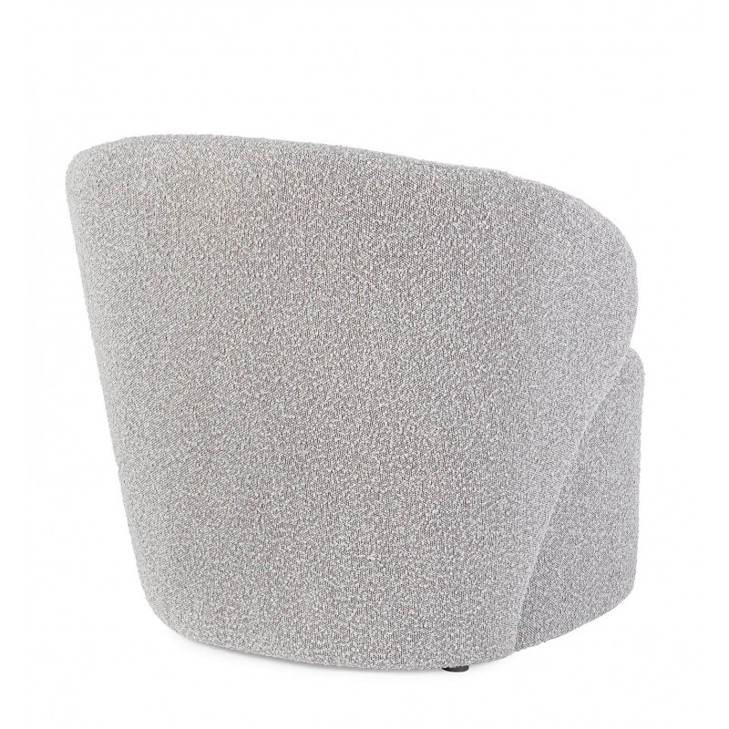 FAUTEUIL ROND EN TISSU BOUCLETTE BABILA
