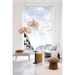 FAUTEUIL CONTEMPORAIN EN BOUCLETTE BASSILLA