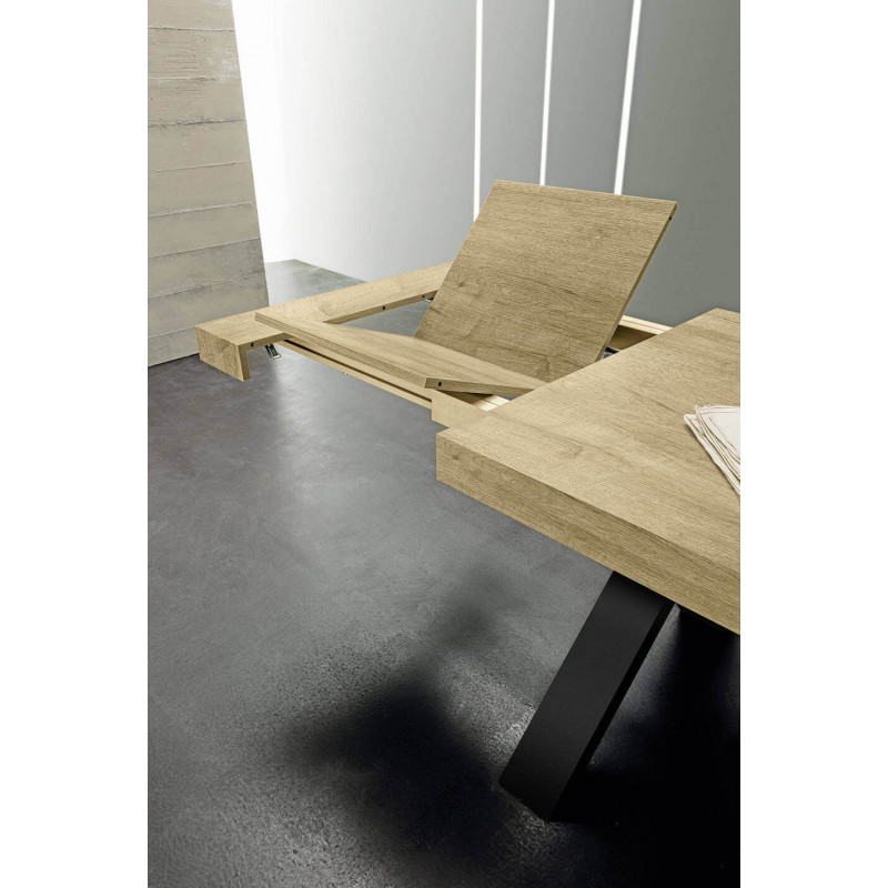 TABLE COSSUE DE SALLE À MANGER EXTENSIBLE POST