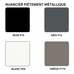 TABLE CONTEMPORAINE GIOVE RONDE OU OVALE EXTENSIBLE PIEDS CENTRAL