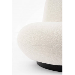 POUF EN TISSU BOUCLETTE PIVOTANT MARGOT