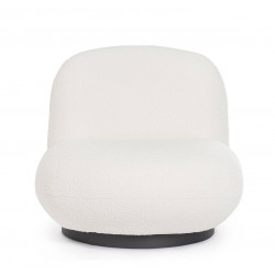 POUF EN TISSU BOUCLETTE PIVOTANT MARGOT