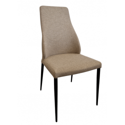 LOT DE 2 CHAISES MATHILDE EN TISSU CONTEMPORAINE