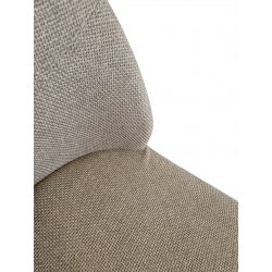 LOT DE 2 CHAISES MATHILDE EN TISSU CONTEMPORAINE