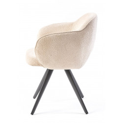 FAUTEUIL PIVOTANT TISSU BOUCLETTE MASH