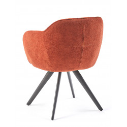 FAUTEUIL PIVOTANT TISSU BOUCLETTE MASH