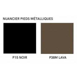 Tabouret Snack Contemporain Dossier Bas RILEY Tissu - Le Chaisier