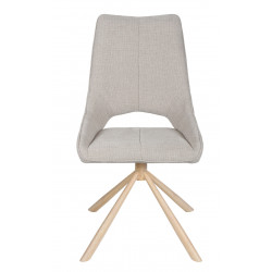 CHAISE CONTEMPORAINE PIVOTANTE GASTONNE BOIS