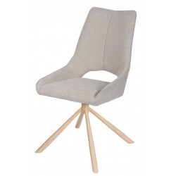 CHAISE CONTEMPORAINE PIVOTANTE GASTONNE BOIS