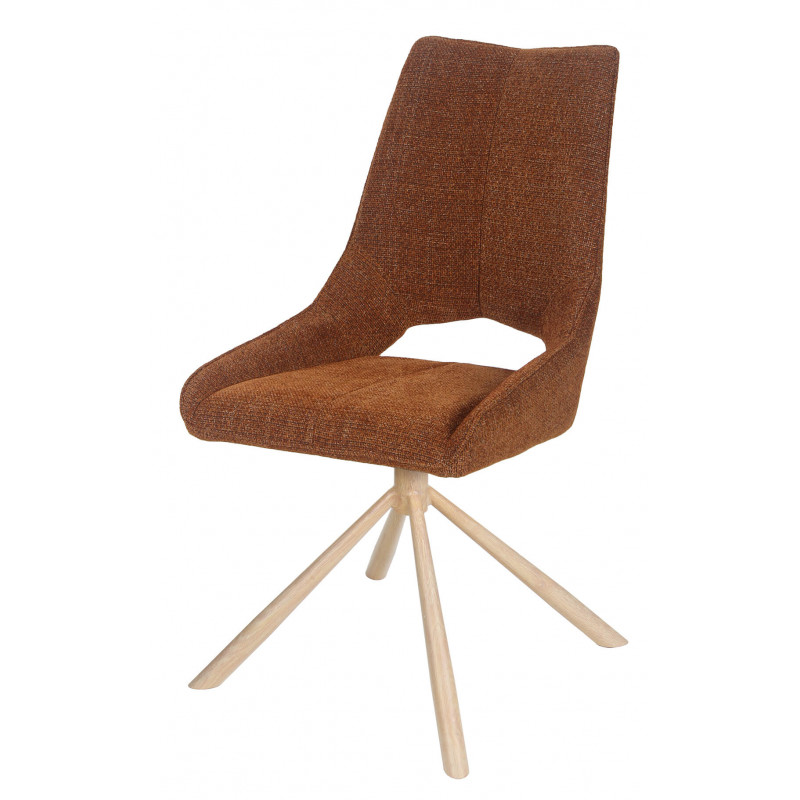 CHAISE CONTEMPORAINE PIVOTANTE GASTONNE BOIS