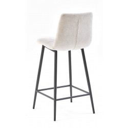 TABOURET DE CUISINE SNACK EN TISSU RASMUS BEIGE
