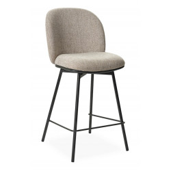 TABOURET SNACK CONTEMPORAIN EN TISSU ZEN