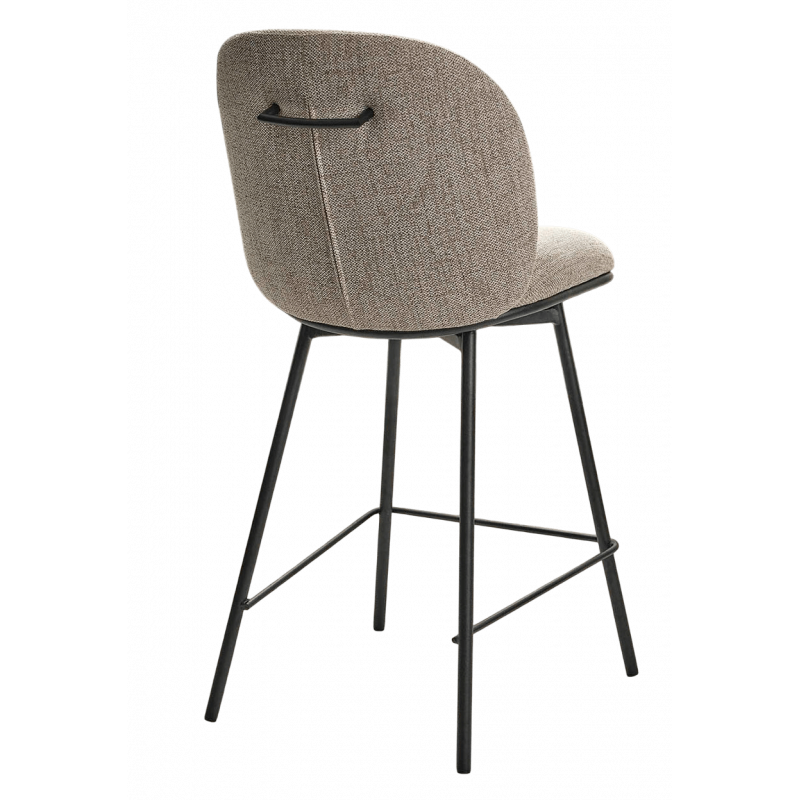 TABOURET SNACK CONTEMPORAIN EN TISSU ZEN