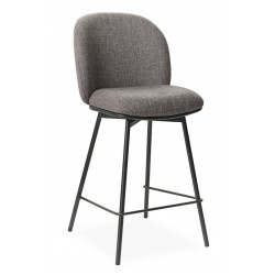 TABOURET SNACK CONTEMPORAIN EN TISSU ZEN