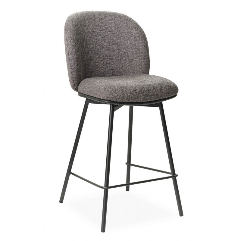 TABOURET SNACK CONTEMPORAIN EN TISSU ZEN