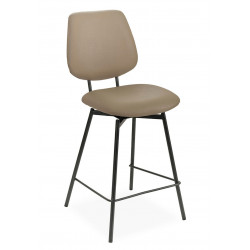 TABOURET DE CUISINE PIVOTANT SUZY EN SIMILICUIR