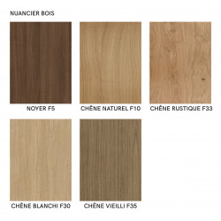 Table de Salle à Manger en Bois de Chêne BOWIE - Le Chaisier