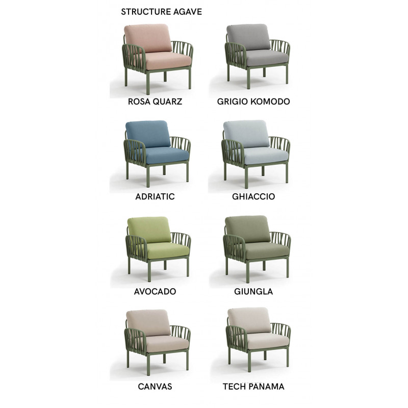 FAUTEUIL LOUNGE D'EXTÉRIEUR KOMODO