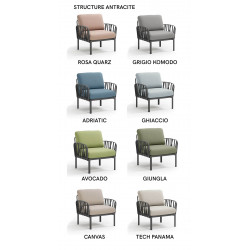 FAUTEUIL LOUNGE D'EXTÉRIEUR KOMODO