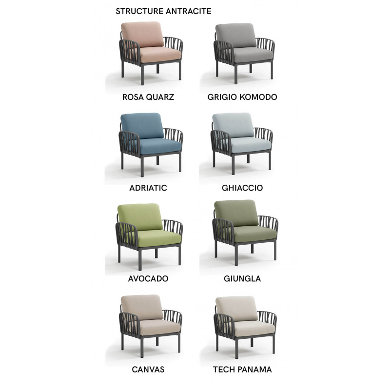 FAUTEUIL LOUNGE D'EXTÉRIEUR KOMODO