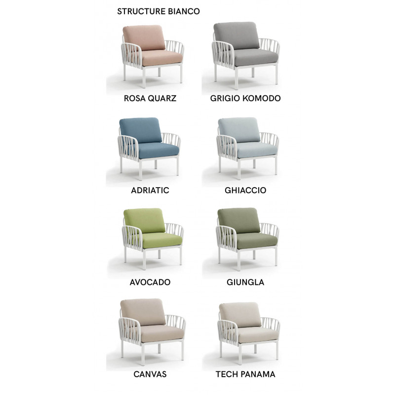 FAUTEUIL LOUNGE D'EXTÉRIEUR KOMODO