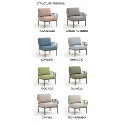 FAUTEUIL MODULABLE LOUNGE D'EXTÉRIEUR KOMODO