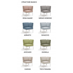 FAUTEUIL D'ANGLE MODULABLE D'EXTÉRIEUR KOMODO