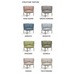 FAUTEUIL D'ANGLE MODULABLE D'EXTÉRIEUR KOMODO