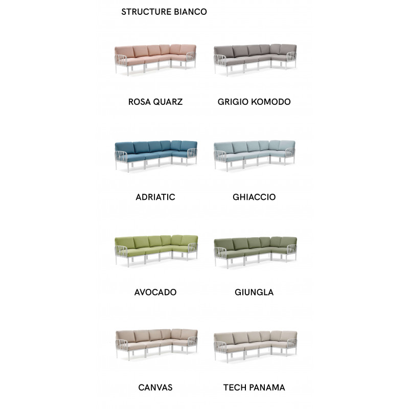 CANAPÉ MODULABLE DE JARDIN KOMODO 5