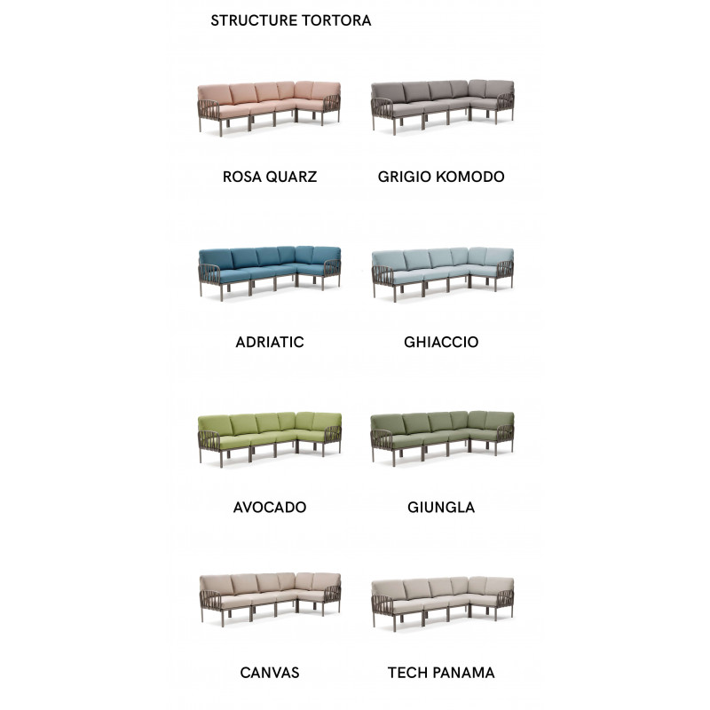 CANAPÉ MODULABLE DE JARDIN KOMODO 5
