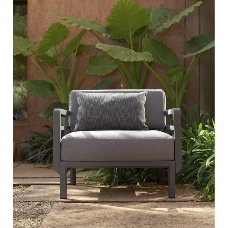 FAUTEUIL D'EXTÉRIEUR LOUNGE MODULABLE MAXIMO