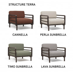 FAUTEUIL D'EXTÉRIEUR LOUNGE MODULABLE MAXIMO
