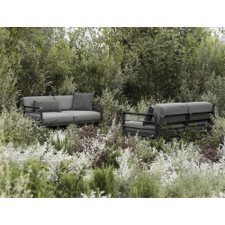 FAUTEUIL DE JARDIN AVEC UN ACCOUDOIR MODULABLE MAXIMO
