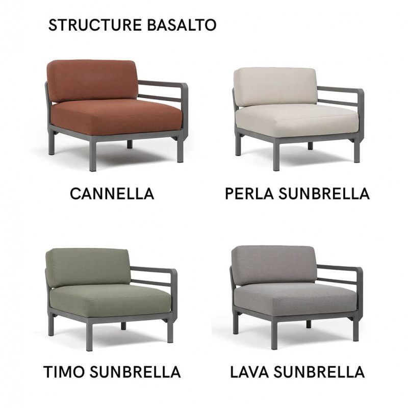 FAUTEUIL DE JARDIN AVEC UN ACCOUDOIR MODULABLE MAXIMO