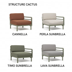 FAUTEUIL DE JARDIN AVEC UN ACCOUDOIR MODULABLE MAXIMO