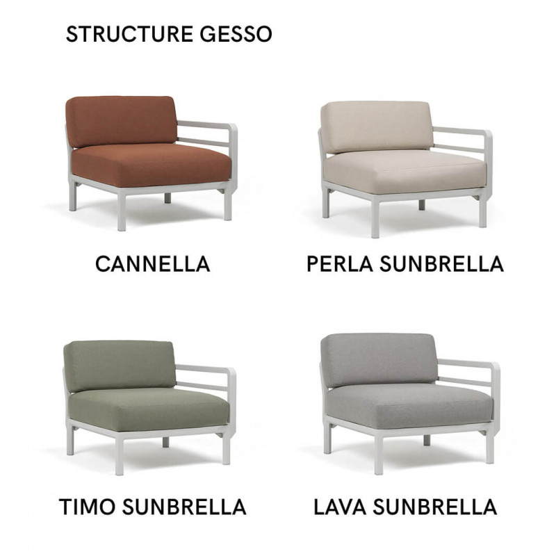 FAUTEUIL DE JARDIN AVEC UN ACCOUDOIR MODULABLE MAXIMO