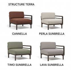 FAUTEUIL DE JARDIN AVEC UN ACCOUDOIR MODULABLE MAXIMO