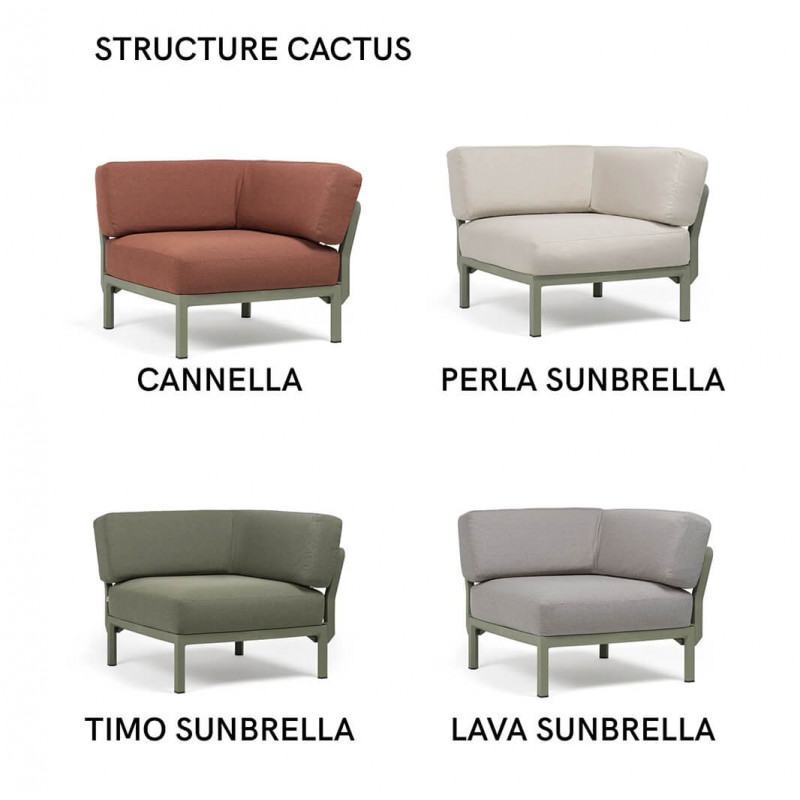 FAUTEUIL D'ANGLE LOUNGE MODULABLE MAXIMO