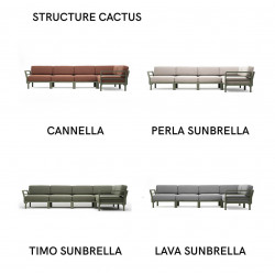 CANAPÉ MODULABLE DE JARDIN MAXIMO 5