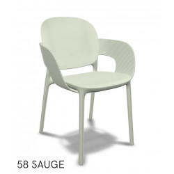 FAUTEUIL MODERNE EN POLYPROPYLÈNE HUG