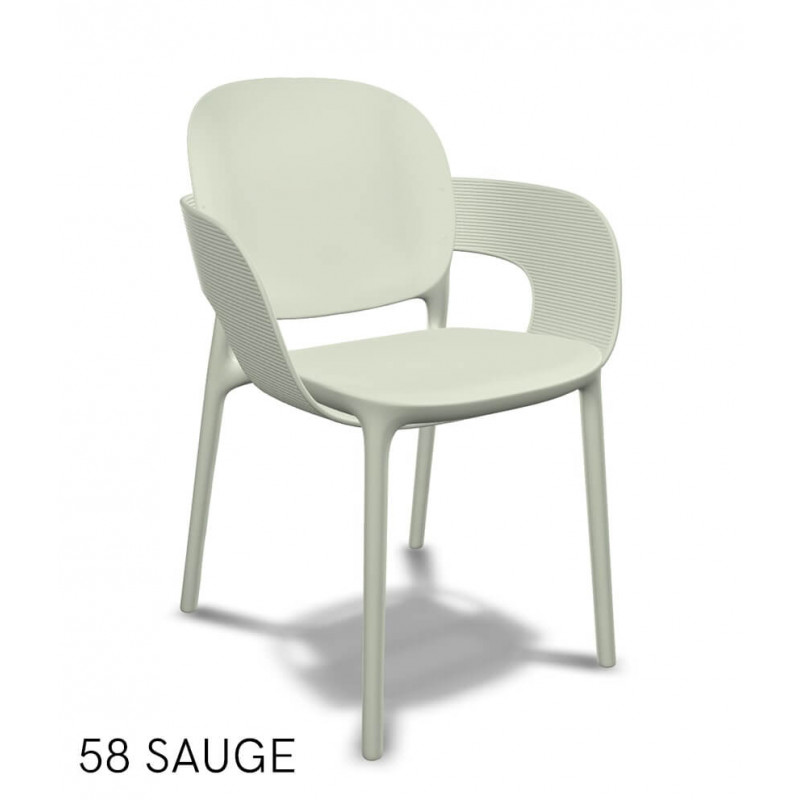 FAUTEUIL MODERNE EN POLYPROPYLÈNE HUG