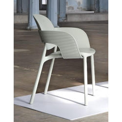 FAUTEUIL MODERNE EN POLYPROPYLÈNE HUG
