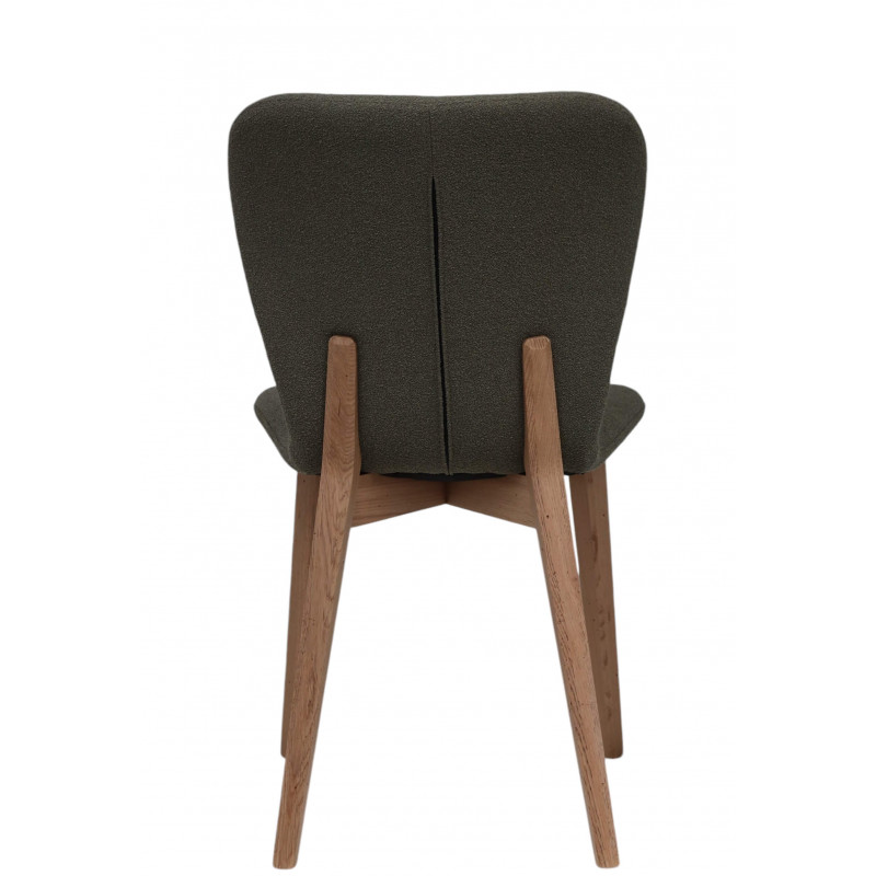 CHAISE FRANÇAISE CHÊNE ET TISSU JACOBSON