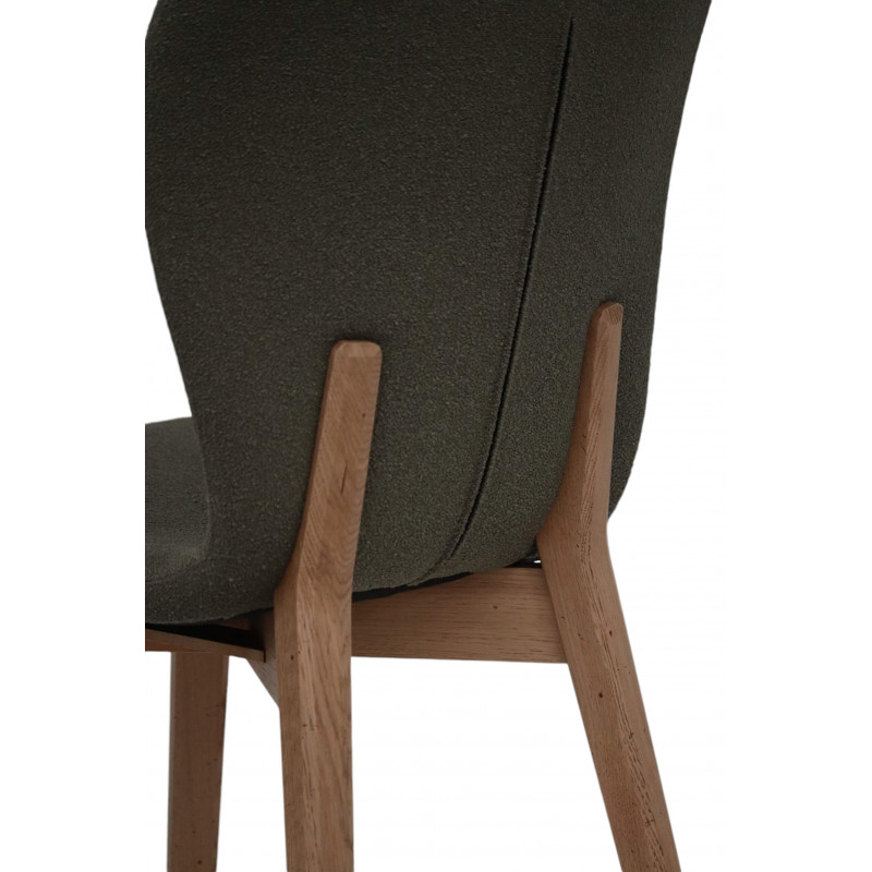 CHAISE FRANÇAISE CHÊNE ET TISSU JACOBSON