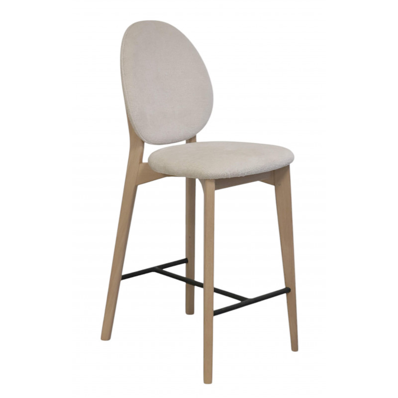 TABOURET FRANÇAIS MÉDAILLON CONTEMPORAIN ALVA