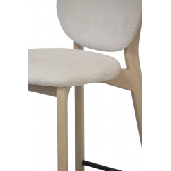 TABOURET FRANÇAIS MÉDAILLON CONTEMPORAIN ALVA