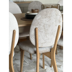 CHAISE FRANÇAISE MÉDAILLON CONTEMPORAIN ALVA